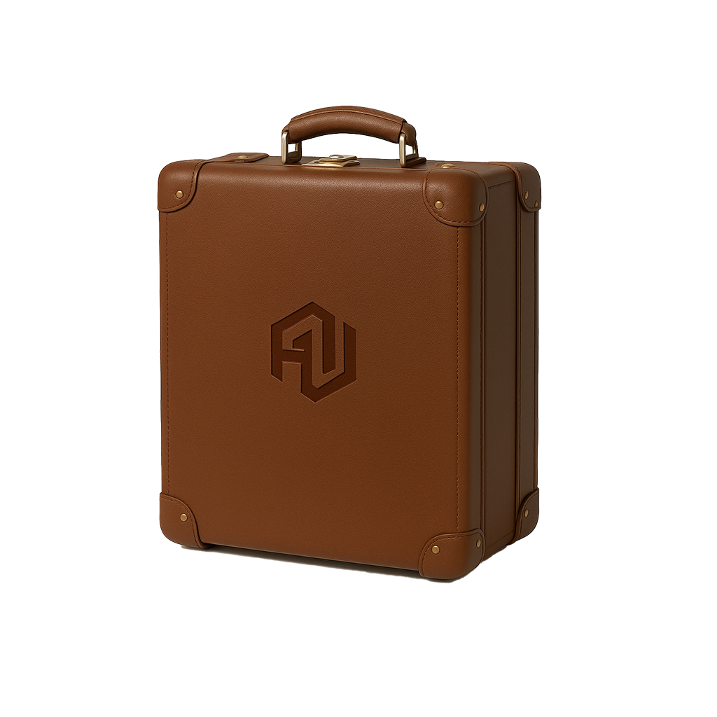 Leather Travel Suitcase
